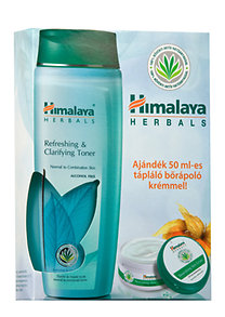  Himalaya Herbals, Refreshing & Clarifying Toner szett, arctonik és krém, 200ml + 50ml