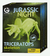 Triceratops Világító dinoszaurusz, 21 cm